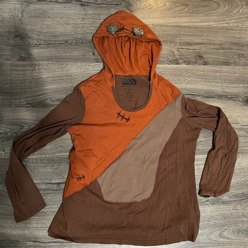 Star Wars Ewok Top in Brown and Orange